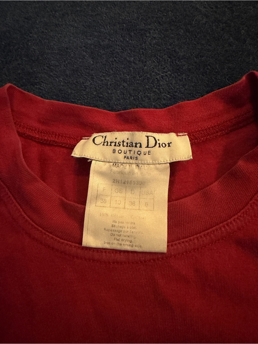 Christian Dior J'Adore DIOR Muscle Tee - Picture 2 of 3